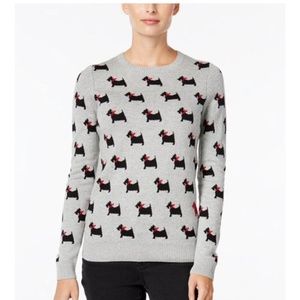 Charter Club Scottie Dog Novelty Sweater